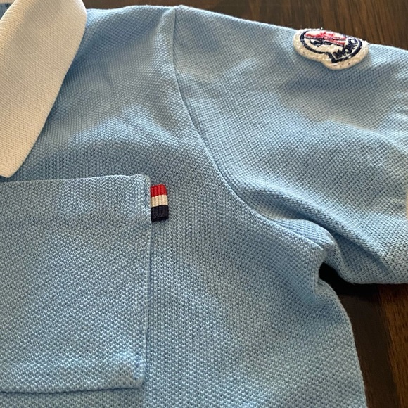 MONCLER Baby Boy Pique Polo Shirt - Picture 2 of 9